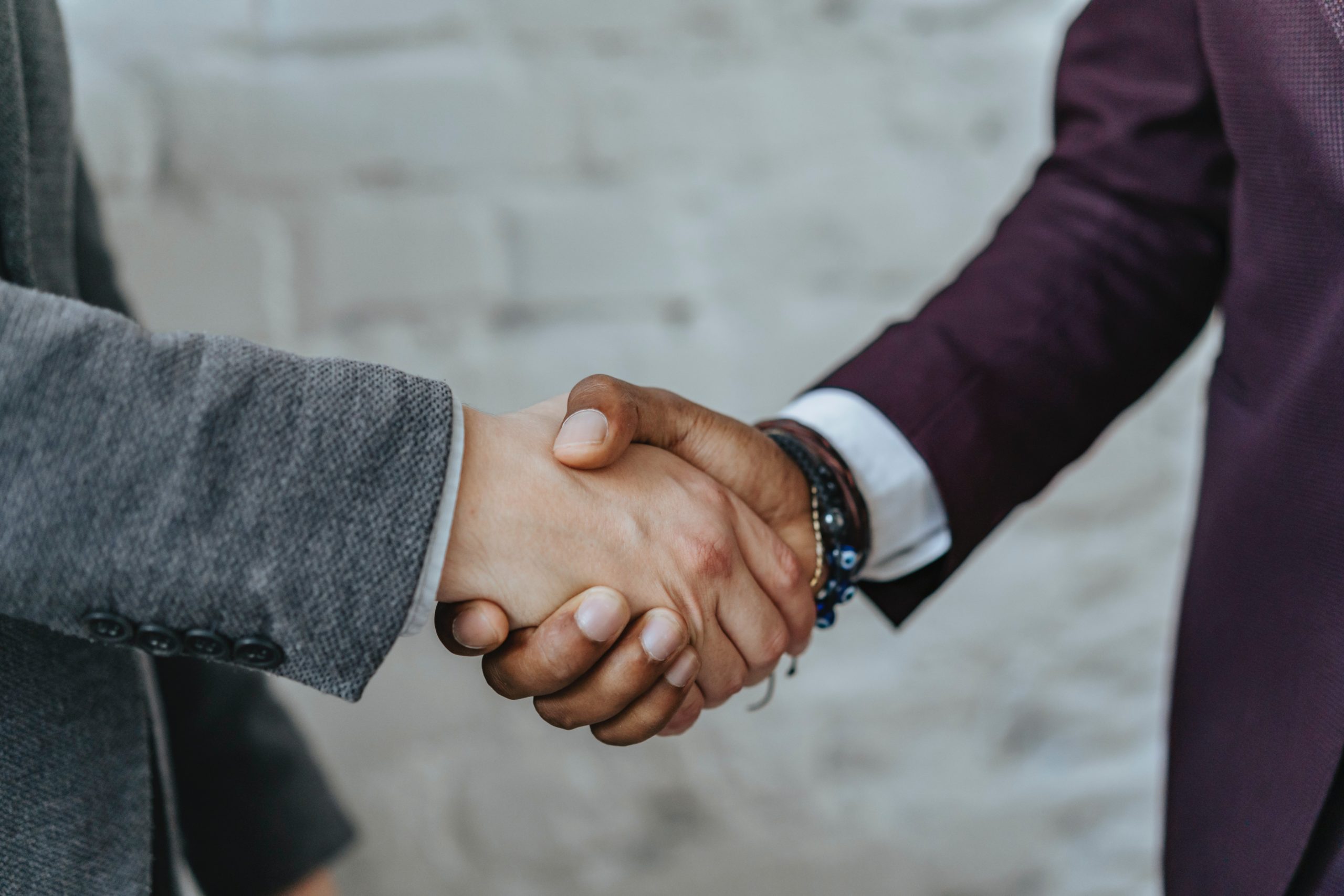 Black Men Shaking Hands