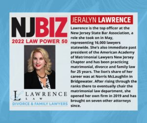 Jeralyn Lawrence NJBIZ Law Power 50