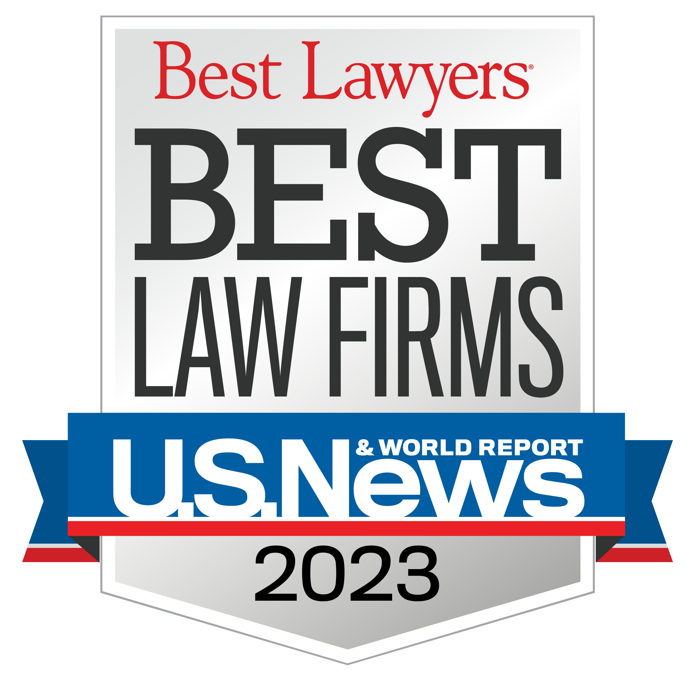 Best Lawyers Best Law Firms 2023 badge